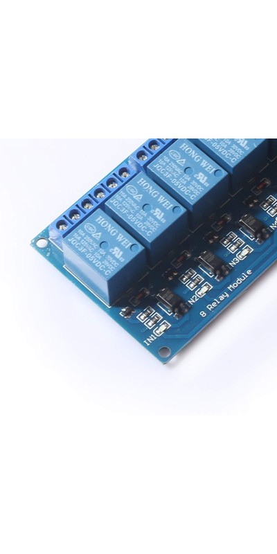 8 Channel DC 5V Relay Module Board, (4PACK) Electrical Equipments 8-Ch Optocoupler Compatible with PIC AVR DSP ARM MCU PLC Smart Home Control Switch