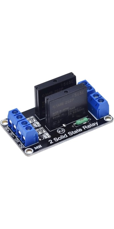 5V Relay 1 2 4 8 Channel For SSR High Low Level Solid State Relay Module 250V 2A For(5V 2 way Low)