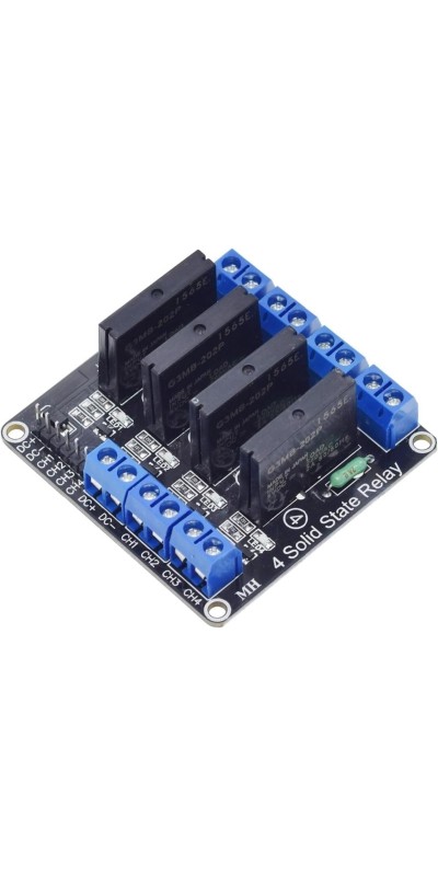 5V Relay 1 2 4 8 Channel For SSR High Low Level Solid State Relay Module 250V 2A For(5V 2 way Low)