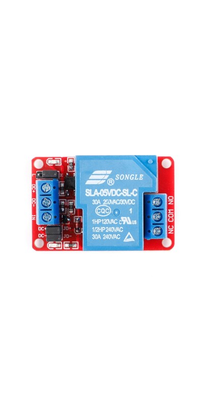 24V 30A Relay Module, 1 Channel, Optocoupler Isolation, High/Low Trigger for Automation Control