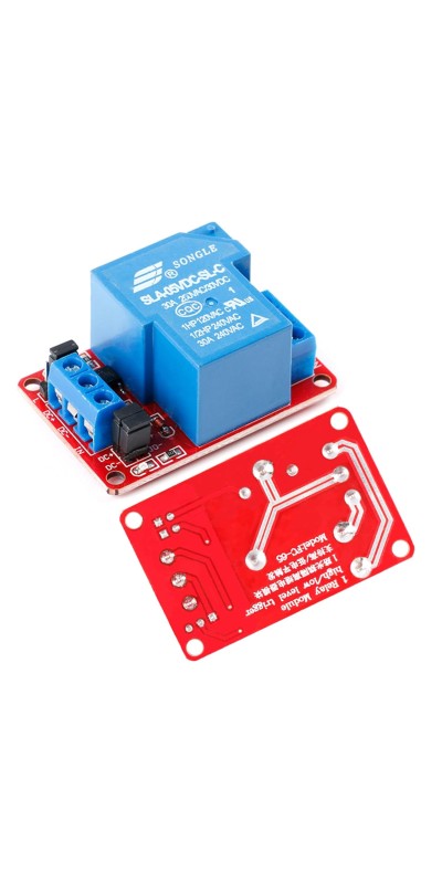 24V 30A Relay Module, 1 Channel, Optocoupler Isolation, High/Low Trigger for Automation Control