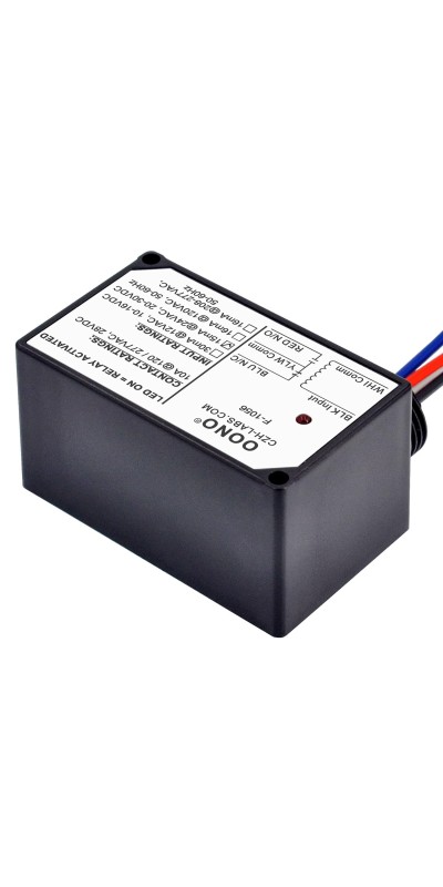 10Amp Power Relay Module, Plastic Enclosure and Pre-Wired (AC 120V)