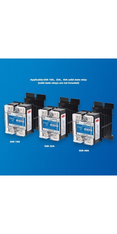 CG Solid State Relay SSR-25DA DC to AC Input 3-32VDC To Output 24-480VAC 25A Single Phase Plastic Cover…