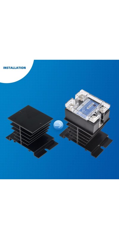 CG Solid State Relay SSR-25DA DC to AC Input 3-32VDC To Output 24-480VAC 25A Single Phase Plastic Cover…
