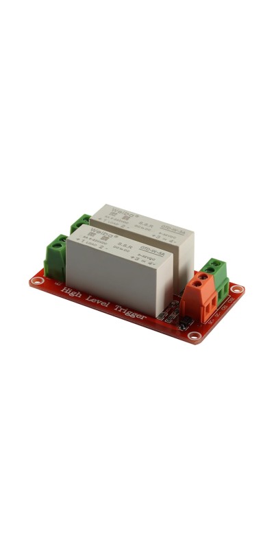 5V 1 Channel Solid State Relay Module, Low Level Trigger, 5A DC Control (2 Channel)