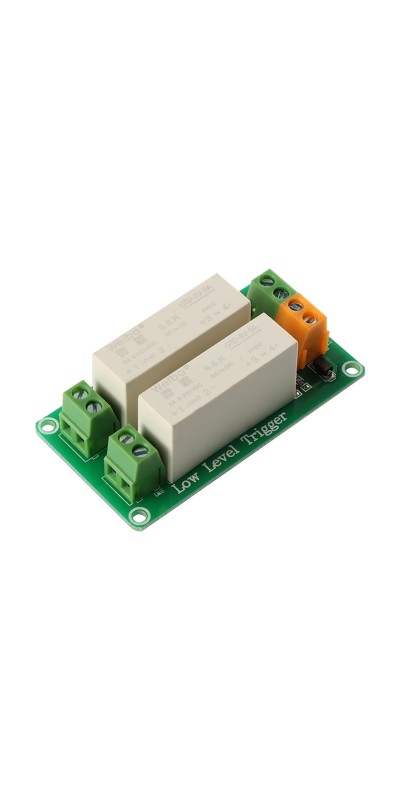 5V 2 Channel Solid State Relay Module, Low Level Trigger, 5A DC Control for Arduino Raspberry Pi