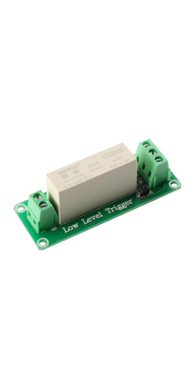 5V 2 Channel Solid State Relay Module, Low Level Trigger, 5A DC Control for Arduino Raspberry Pi