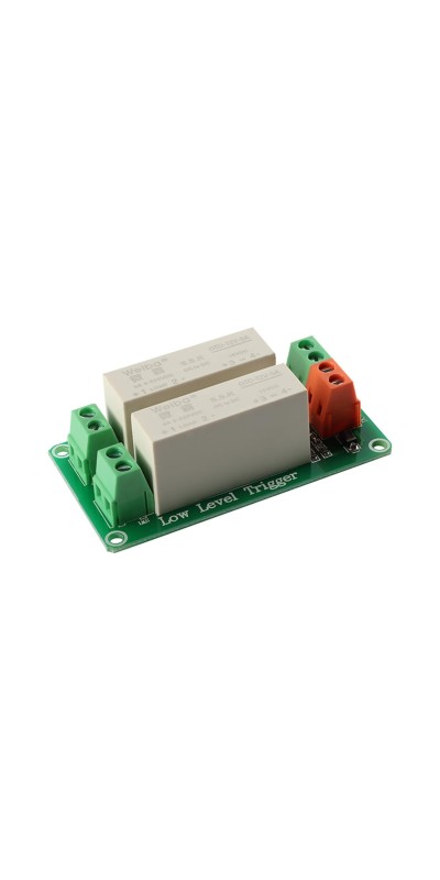 5V 2 Channel Solid State Relay Module, Low Level Trigger, 5A DC Control for Arduino Raspberry Pi