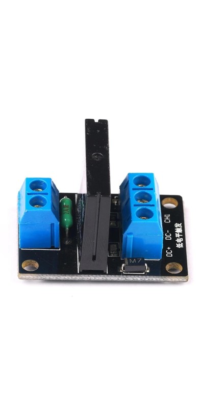 High Level/Low Level 5V 1 Channel SSR G3MB-202P Solid State Relay Module 240V 2A Output with Resistive Fuse for(Low Level Trigger)
