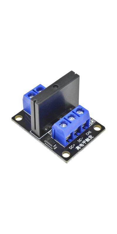 High Level/Low Level 5V 1 Channel SSR G3MB-202P Solid State Relay Module 240V 2A Output with Resistive Fuse for(Low Level Trigger)