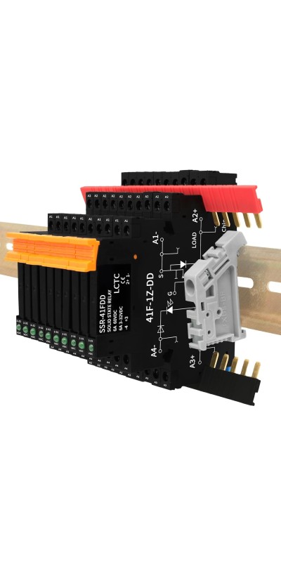 (2pcs) Solid State Relay DD 3.3V 3V 5V 12V 24V 1.5A,Signal Relay for PLC,No Contact DC to DCInput:3-32VDCOutput:5-60VDCDin Rail