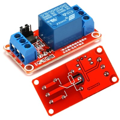 5V 1-Channel Relay Module with Optocoupler Isolation, Supports High and Low Level Trigger, Compatible with Arduino and Raspberry Pi for DIY Electronics Projects