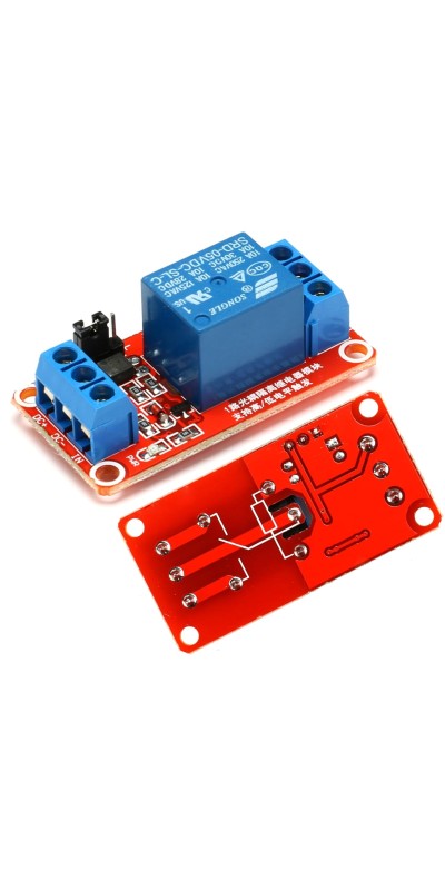 5V 1-Channel Relay Module with Optocoupler Isolation, Supports High and Low Level Trigger, Compatible with Arduino and Raspberry Pi for DIY Electronics Projects