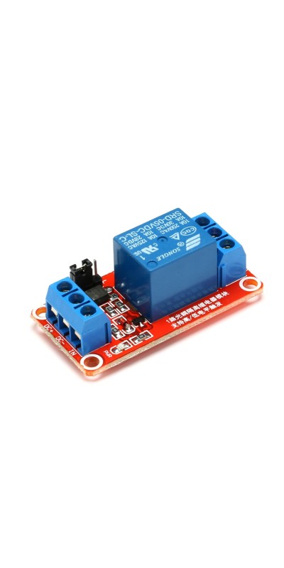 5V 1-Channel Relay Module with Optocoupler Isolation, Supports High and Low Level Trigger, Compatible with Arduino and Raspberry Pi for DIY Electronics Projects
