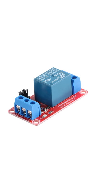 5V 1-Channel Relay Module with Optocoupler Isolation, Supports High and Low Level Trigger, Compatible with Arduino and Raspberry Pi for DIY Electronics Projects