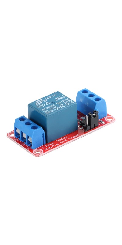 5V 1-Channel Relay Module with Optocoupler Isolation, Supports High and Low Level Trigger, Compatible with Arduino and Raspberry Pi for DIY Electronics Projects