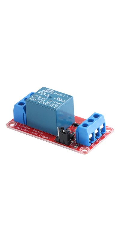 5V 1-Channel Relay Module with Optocoupler Isolation, Supports High and Low Level Trigger, Compatible with Arduino and Raspberry Pi for DIY Electronics Projects