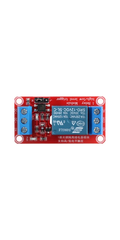 5V 1-Channel Relay Module with Optocoupler Isolation, Supports High and Low Level Trigger, Compatible with Arduino and Raspberry Pi for DIY Electronics Projects