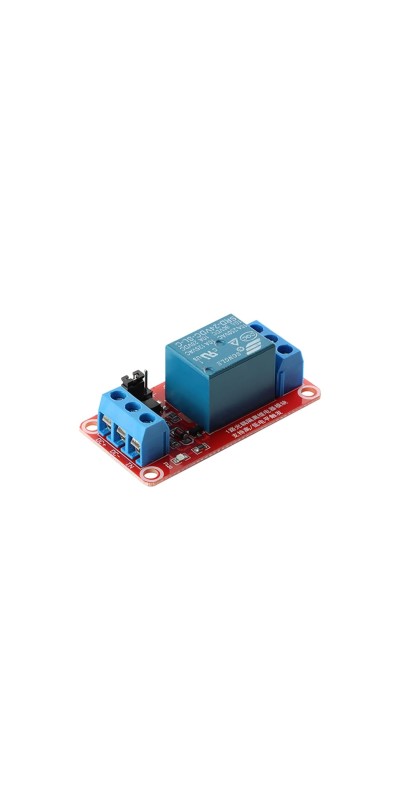 5V 1-Channel Relay Module with Optocoupler Isolation, Supports High and Low Level Trigger, Compatible with Arduino and Raspberry Pi for DIY Electronics Projects