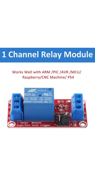 4pcs DC 24V Relay Module 1 Channel Relay Board with Optocoupler Isolation Support High or Low Level