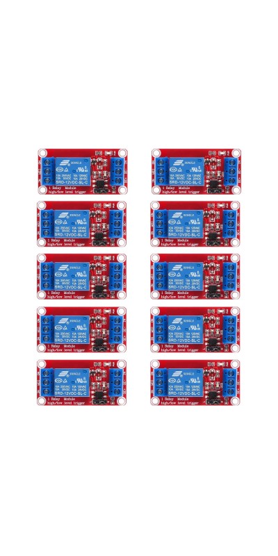 4pcs DC 24V Relay Module 1 Channel Relay Board with Optocoupler Isolation Support High or Low Level