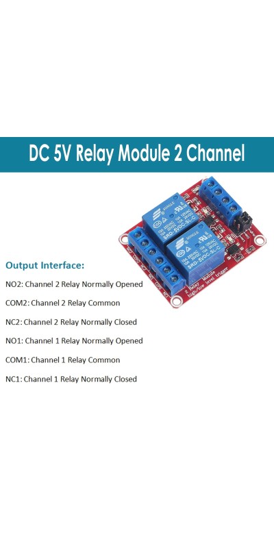4pcs Relay Module 24V Relay Board 2 Channel with Optocoupler Support High or Low Level Trigger