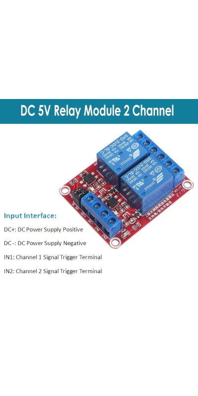 4pcs Relay Module 24V Relay Board 2 Channel with Optocoupler Support High or Low Level Trigger