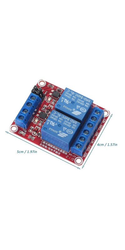 4pcs Relay Module 24V Relay Board 2 Channel with Optocoupler Support High or Low Level Trigger
