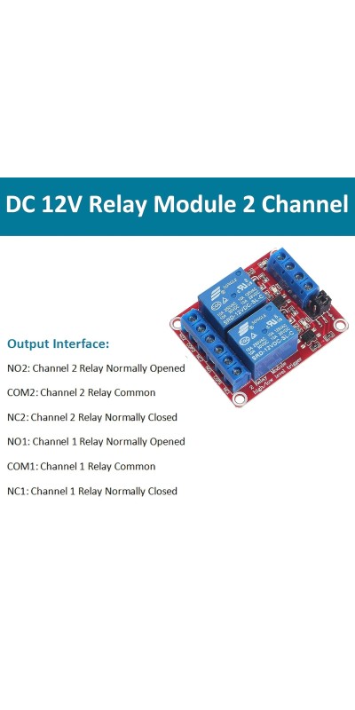 4pcs Relay Module 24V Relay Board 2 Channel with Optocoupler Support High or Low Level Trigger