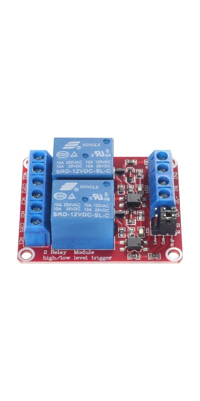 4pcs Relay Module 24V Relay Board 2 Channel with Optocoupler Support High or Low Level Trigger