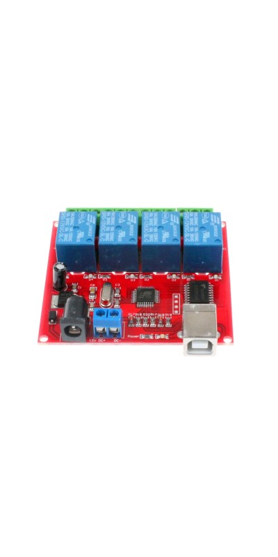 8-Channel 12V Computer USB Control Switch Relay Module Drive-Free Relay Module Plug and Play Suitable for PC Smart Controller
