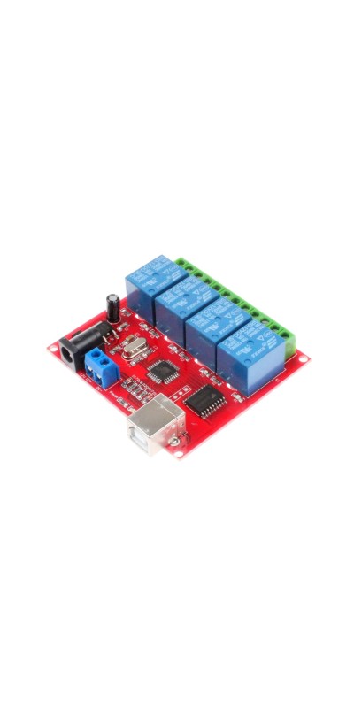 8-Channel 12V Computer USB Control Switch Relay Module Drive-Free Relay Module Plug and Play Suitable for PC Smart Controller