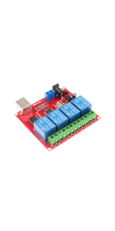 8-Channel 12V Computer USB Control Switch Relay Module Drive-Free Relay Module Plug and Play Suitable for PC Smart Controller