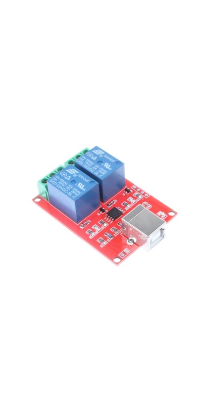 8-Channel 12V Computer USB Control Switch Relay Module Drive-Free Relay Module Plug and Play Suitable for PC Smart Controller