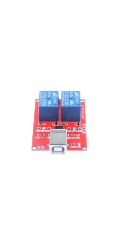 8-Channel 12V Computer USB Control Switch Relay Module Drive-Free Relay Module Plug and Play Suitable for PC Smart Controller