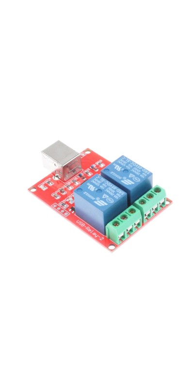 8-Channel 12V Computer USB Control Switch Relay Module Drive-Free Relay Module Plug and Play Suitable for PC Smart Controller