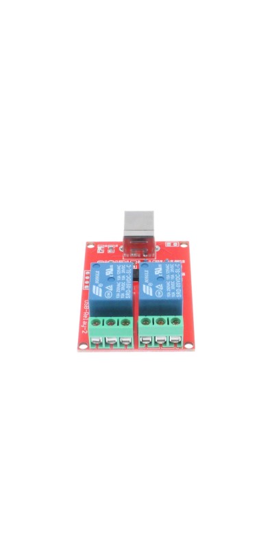 8-Channel 12V Computer USB Control Switch Relay Module Drive-Free Relay Module Plug and Play Suitable for PC Smart Controller