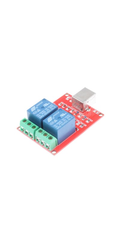 8-Channel 12V Computer USB Control Switch Relay Module Drive-Free Relay Module Plug and Play Suitable for PC Smart Controller