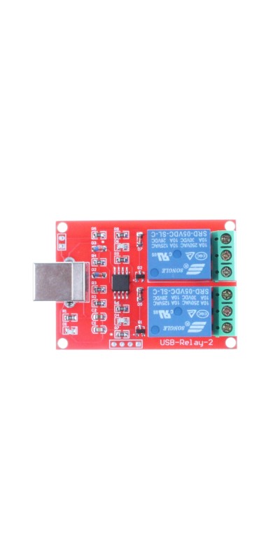 8-Channel 12V Computer USB Control Switch Relay Module Drive-Free Relay Module Plug and Play Suitable for PC Smart Controller