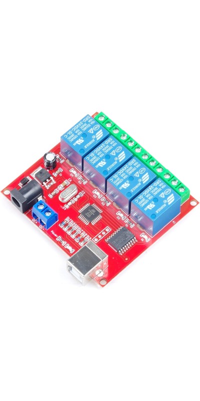 SRD-05VDC-SL-C 1 2 4 8 -Channel 5V 12v 24v Relay Module Free Driver USB Control Switch PC Intelligent Control (5V 8-Channel)