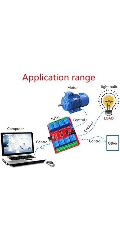 SRD-05VDC-SL-C 1 2 4 8 -Channel 5V 12v 24v Relay Module Free Driver USB Control Switch PC Intelligent Control (5V 8-Channel)