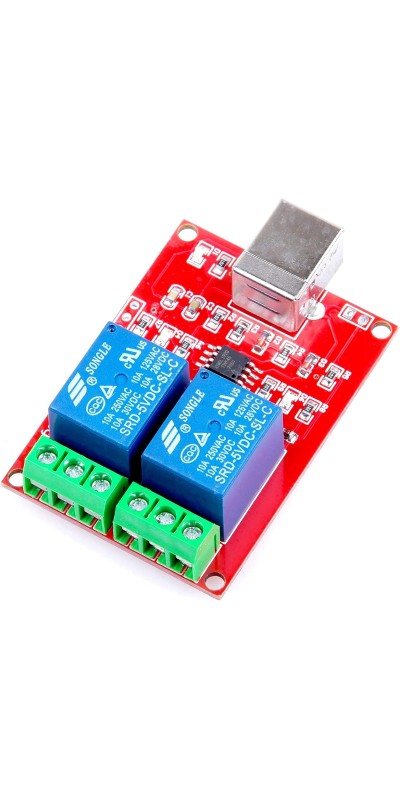 SRD-05VDC-SL-C 1 2 4 8 -Channel 5V 12v 24v Relay Module Free Driver USB Control Switch PC Intelligent Control (5V 8-Channel)