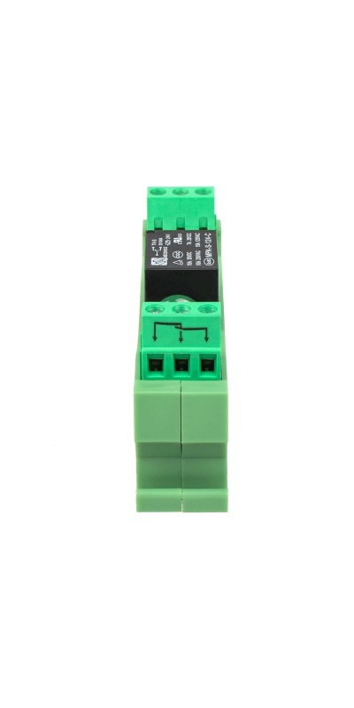 Relay Board, 8 Channel 1 SPDT DIN Rail Mount 24V DC/AC Relay, Interface Board