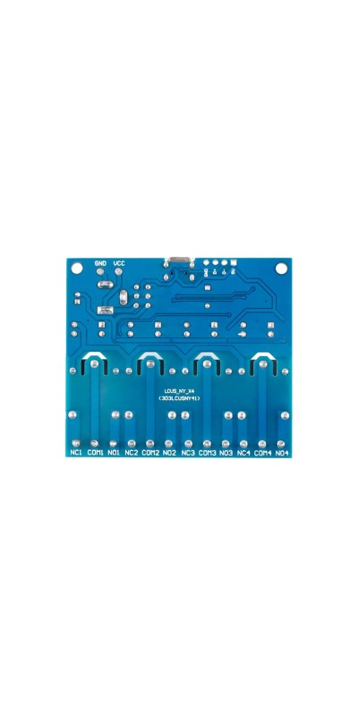 LCUS-4 USB Relay Module 4 Channel with Overcurrent Protection for Home Automation, Serial Control, Intelligent USB Switch
