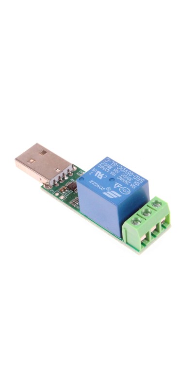 Drive-Free USB Computer Control Switch Relay Module USB Smart Switch Control Plug and Play (1-Channel USB)