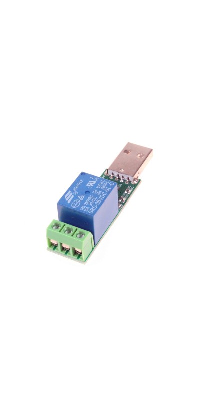 Drive-Free USB Computer Control Switch Relay Module USB Smart Switch Control Plug and Play (1-Channel USB)