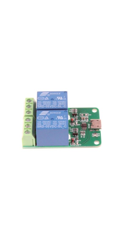 Drive-Free USB Computer Control Switch Relay Module USB Smart Switch Control Plug and Play (1-Channel USB)