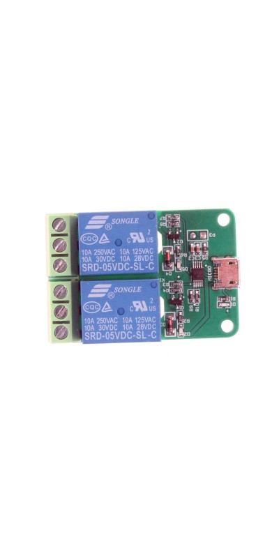Drive-Free USB Computer Control Switch Relay Module USB Smart Switch Control Plug and Play (1-Channel USB)