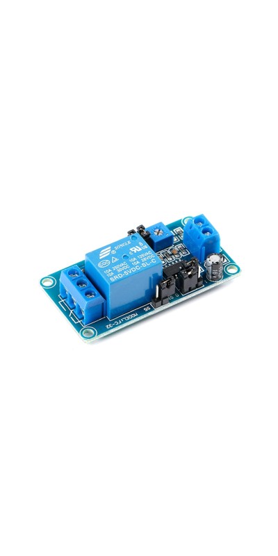 5V Power On Time Delay Relay Module, Adjustable Delay Timer Circuit Board, for Automation Projects