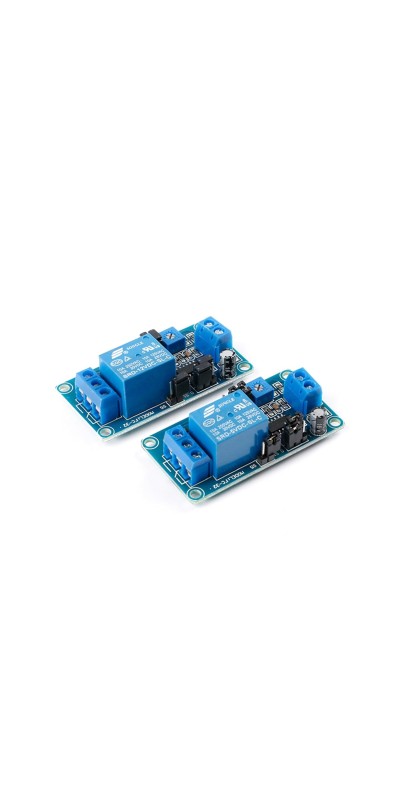 5V Power On Time Delay Relay Module, Adjustable Delay Timer Circuit Board, for Automation Projects